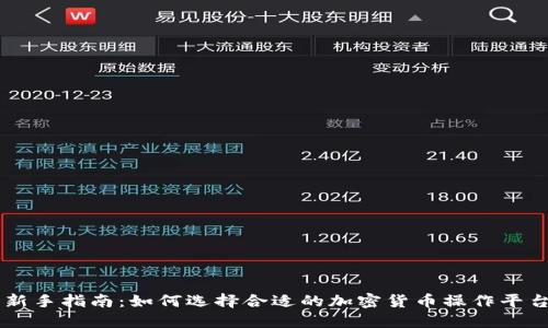 新手指南：如何选择合适的加密货币操作平台