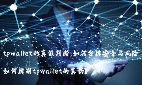 tpwallet的真假判断：如何分辨安全与风险

如何辨别tpwallet的真伪？