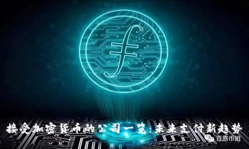 接受加密货币的公司一览：未来支付新趋势